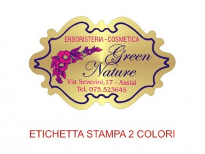 Etichette adesive per erboristerie, cosmetica, cosmesi (mm 48X31)  (cod.22M )